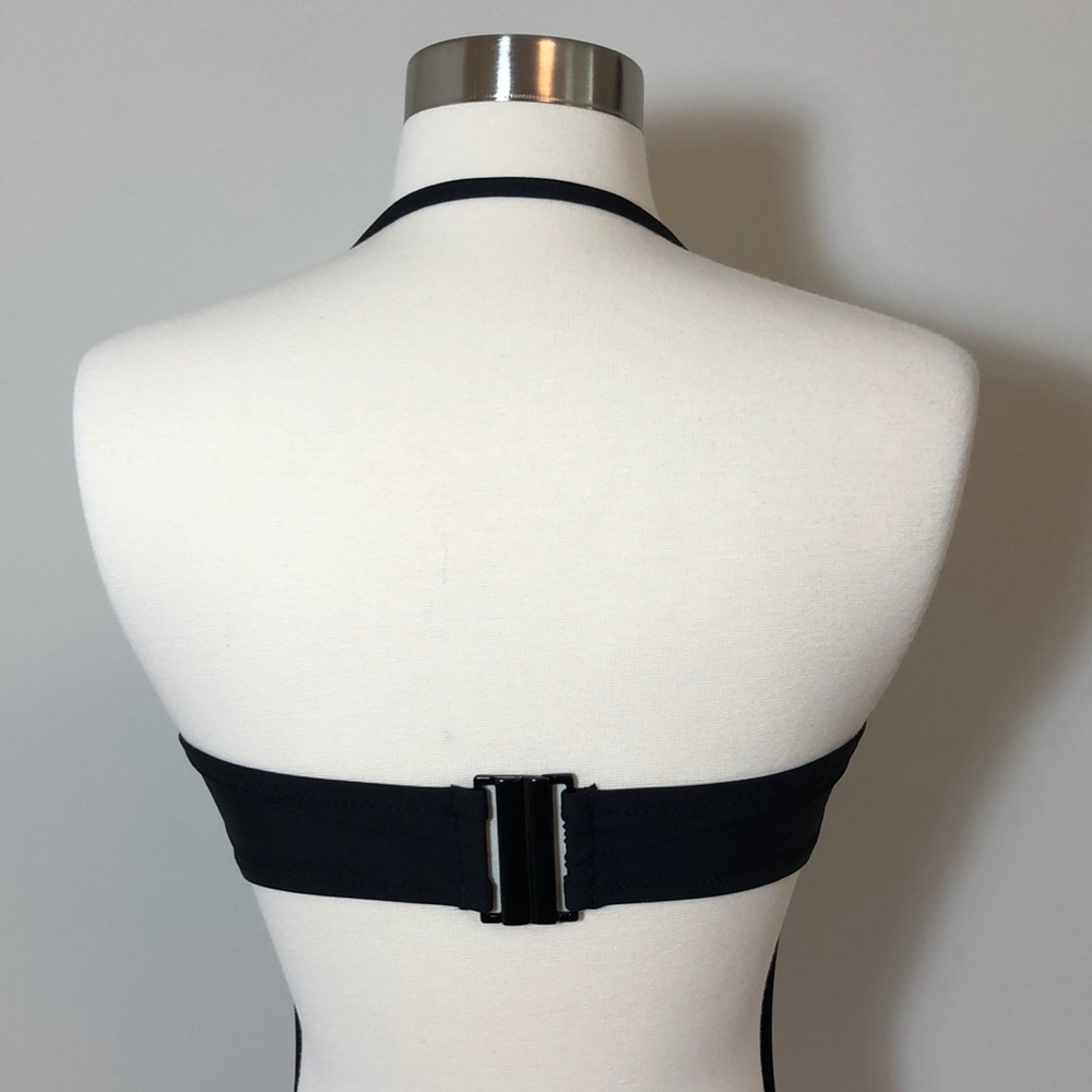 J. Crew NWT Black Cutout One Piece Swimsuit Sz 4 - Picture 12 of 14